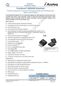 IQS263B-0-DNR Datasheet Cover