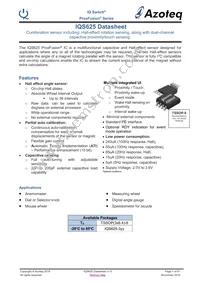 IQS625-0-TSR Datasheet Cover