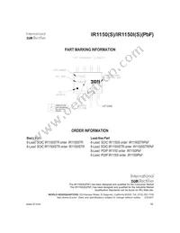 IR1150ISTRPBF Datasheet Page 16