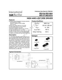 IR2107STR Datasheet Cover