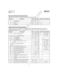 IR2151PBF Datasheet Page 3