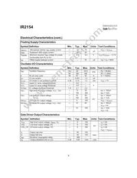 IR2154S Datasheet Page 4
