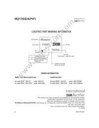 IR2170 Datasheet Page 6