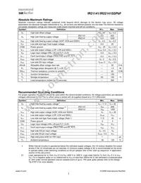 IR22141SSTRPBF Datasheet Page 2
