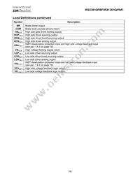 IR22381QPBF Datasheet Page 14