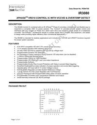 IR3080M Datasheet Cover