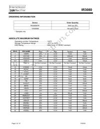 IR3080M Datasheet Page 2