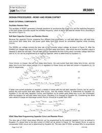 IR3081M Datasheet Page 18