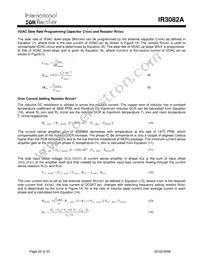 IR3082AMTRPBF Datasheet Page 20