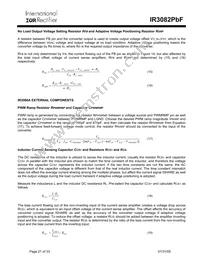 IR3082MTRPBF Datasheet Page 21