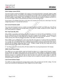 IR3084MTRPBF Datasheet Page 21