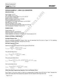 IR3087M Datasheet Page 22