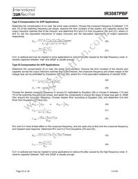 IR3087MPBF Datasheet Page 20