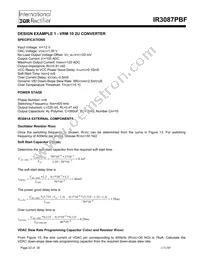 IR3087MPBF Datasheet Page 22