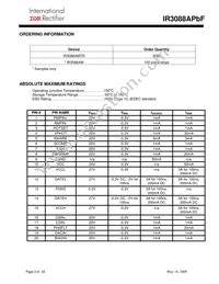 IR3088AMPBF Datasheet Page 2