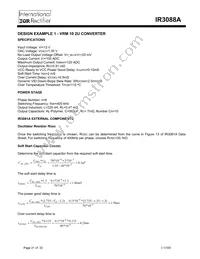 IR3088AMTR Datasheet Page 21