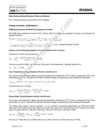 IR3088AMTR Datasheet Page 23