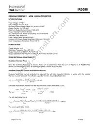 IR3088MTRPBF Datasheet Page 21