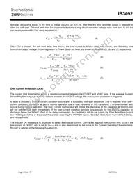 IR3092M Datasheet Page 20