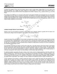 IR3092M Datasheet Page 22