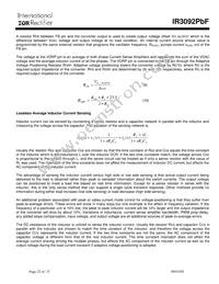 IR3092MTRPBF Datasheet Page 22