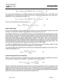 IR3094MPBF Datasheet Page 18