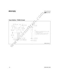 IR3310STRR Datasheet Page 10