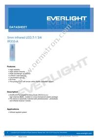 IR333-A Datasheet Cover