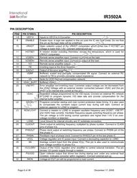 IR3502AMTRPBF Datasheet Page 8