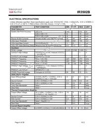 IR3502BMTRPBF Datasheet Page 4