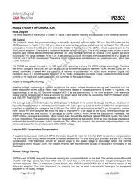 IR3502MTRPBF Datasheet Page 13