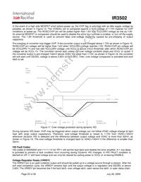 IR3502MTRPBF Datasheet Page 23