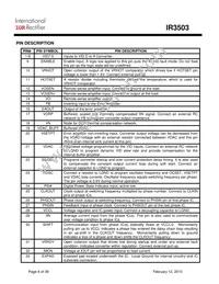IR3503MTRPBF Datasheet Page 8