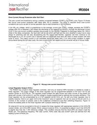 IR3504MTRPBF Datasheet Page 21