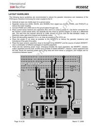 IR3505ZMTRPBF Datasheet Page 16