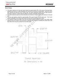 IR3505ZMTRPBF Datasheet Page 19