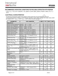 IR3506MTRPBF Datasheet Page 3