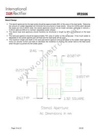 IR3506MTRPBF Datasheet Page 19