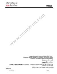 IR3506MTRPBF Datasheet Page 21