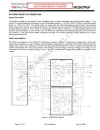 IR3507MTRPBF Datasheet Page 7