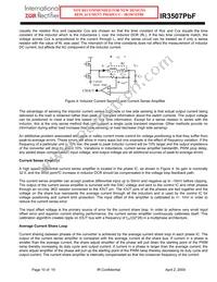 IR3507MTRPBF Datasheet Page 10