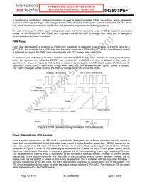 IR3507MTRPBF Datasheet Page 12