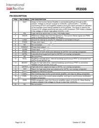 IR3508MTRPBF Datasheet Page 6