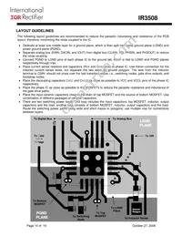 IR3508MTRPBF Datasheet Page 15