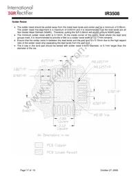 IR3508MTRPBF Datasheet Page 17