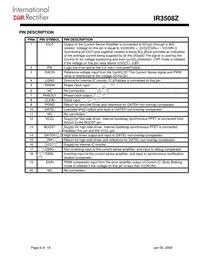 IR3508ZMTRPBF Datasheet Page 6