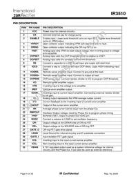 IR3510MTRPBF Datasheet Page 4