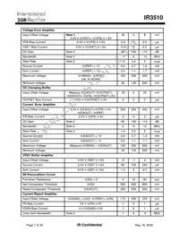 IR3510MTRPBF Datasheet Page 7