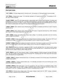 IR3510MTRPBF Datasheet Page 10