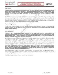 IR3513ZMTRPBF Datasheet Page 17